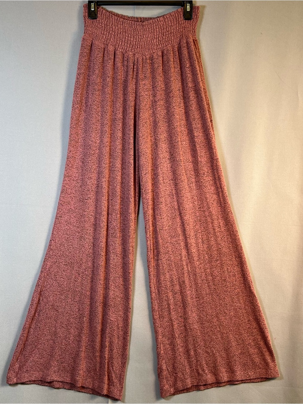 Young Fabulous & Broke SzM Waffle-Knit Elastic WaistBand WideLeg Flowy SoftPants
